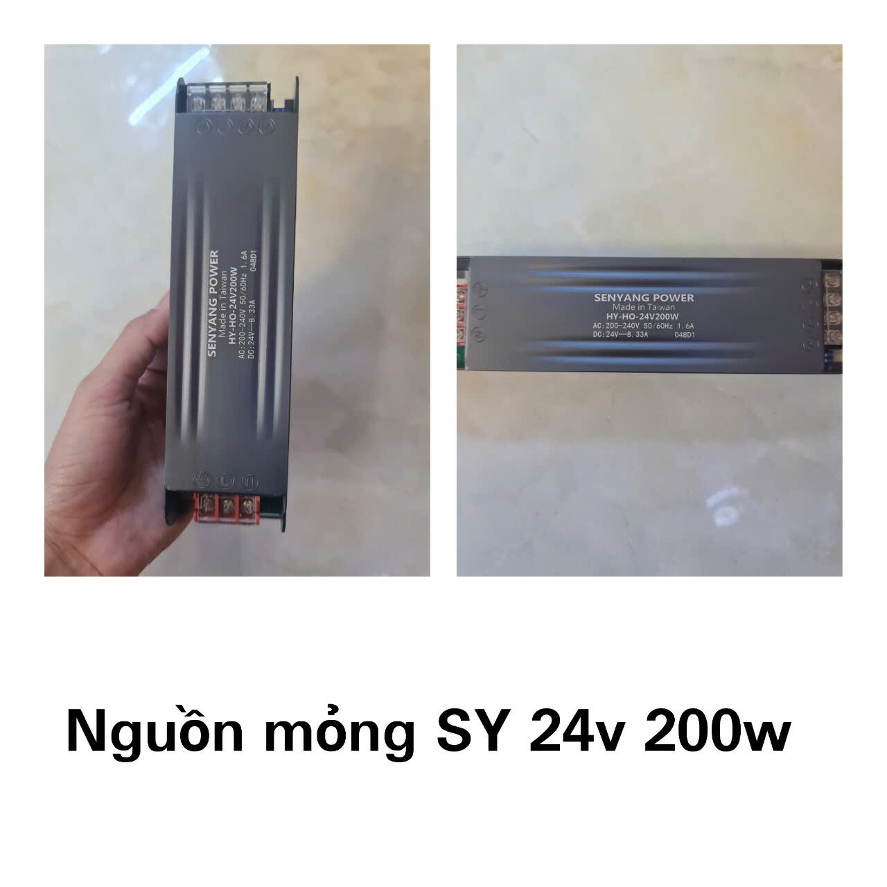 Nguồn 24v200w siêu mỏng 